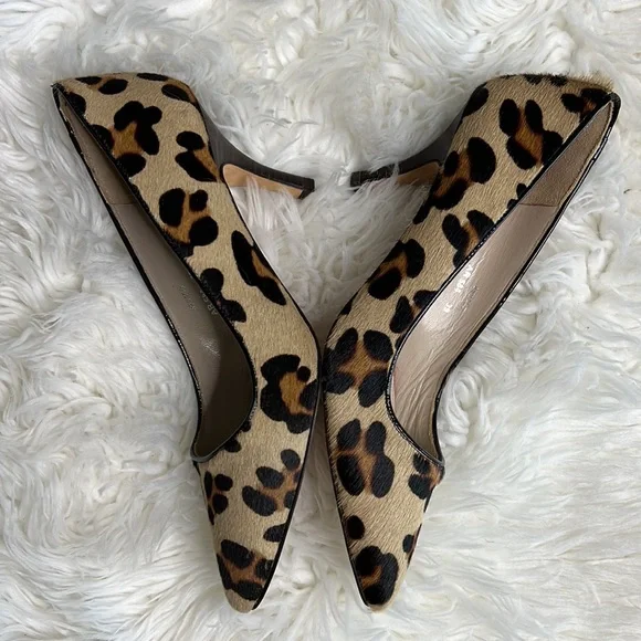 🔹 Boden Ponyhair Cheetah Print Pumps - Picture 3 of 9
